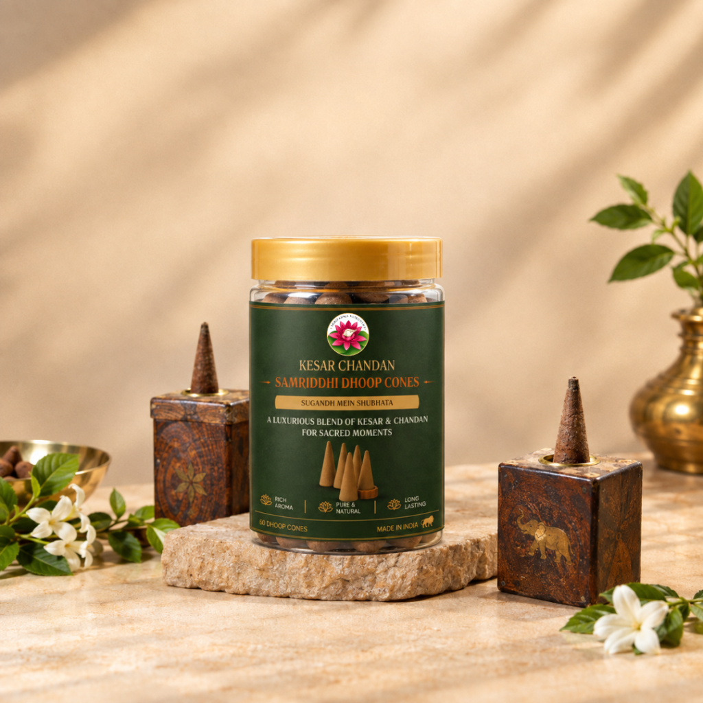 Kesar Chandan Samriddhi Dhoop Cones - View 1