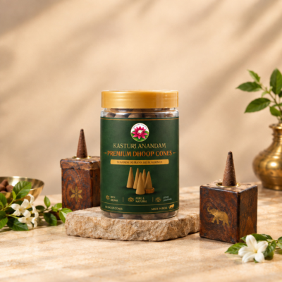Kasturi Anandam Premium Dhoop Cones