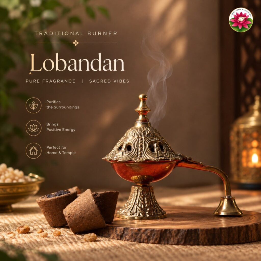 Antique Finish Brass Loban Dan 11.43 cm - View 1
