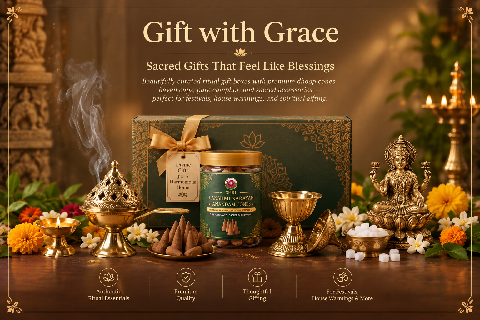 Gift with Grace — Sacred Gifting Collection by ShriPadma Vaikuntha