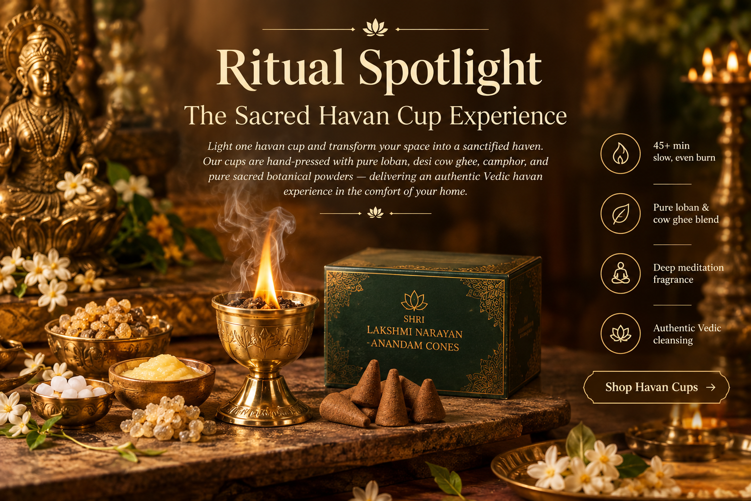 Sacred Havan Cup Ritual Experience — ShriPadma Vaikuntha
